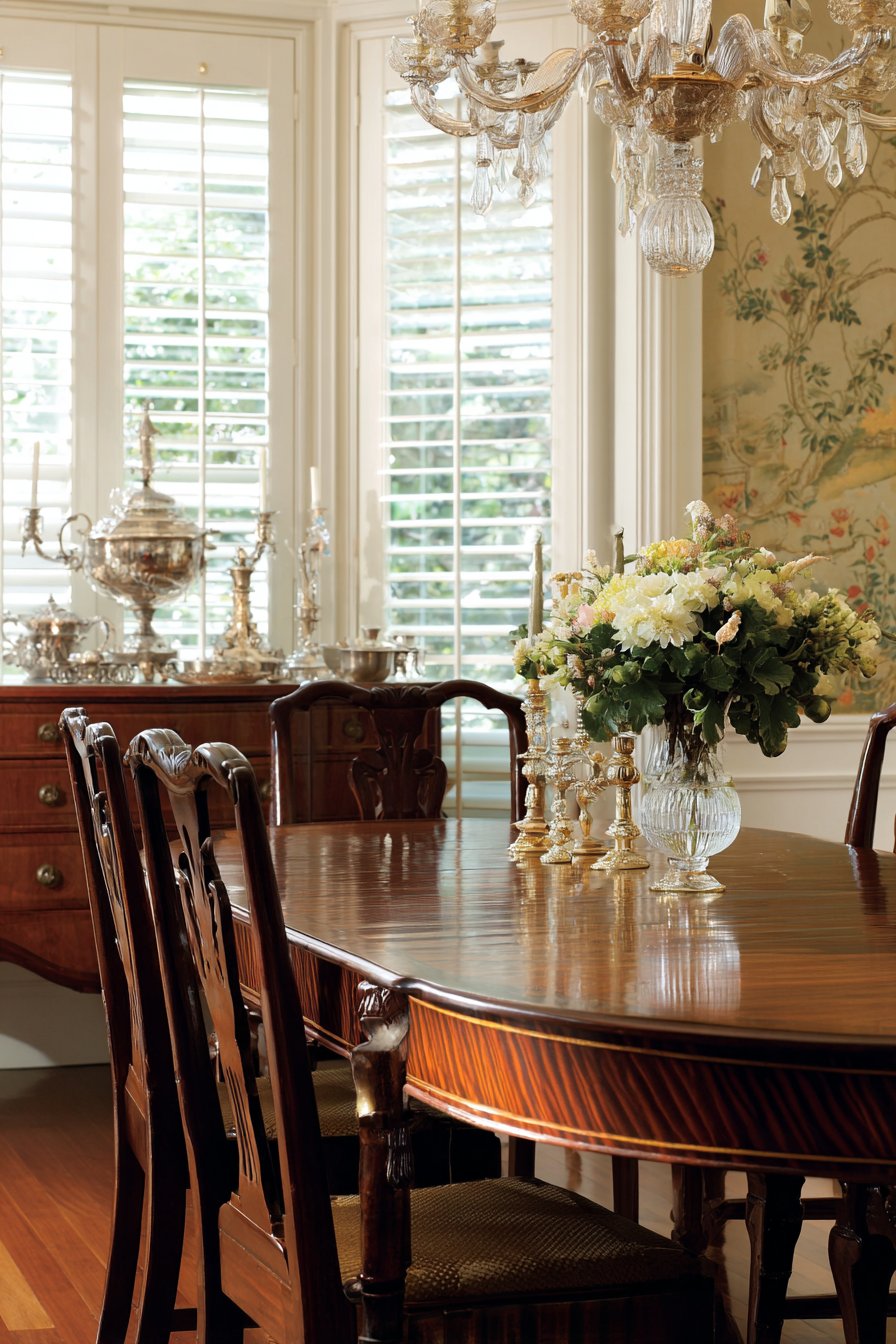 Federal Period Oval Mahogany Refinement