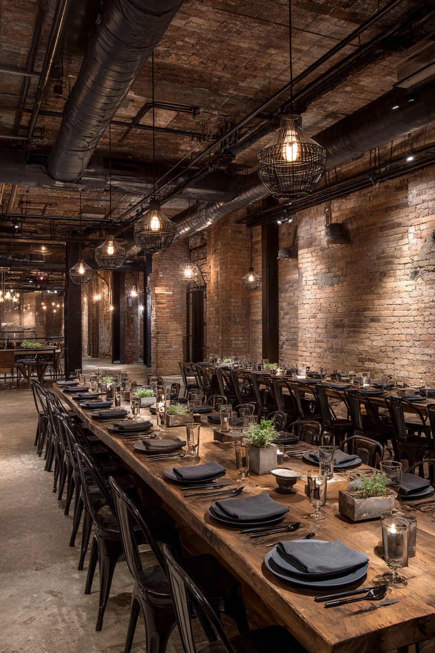 Modern Industrial Loft Celebration