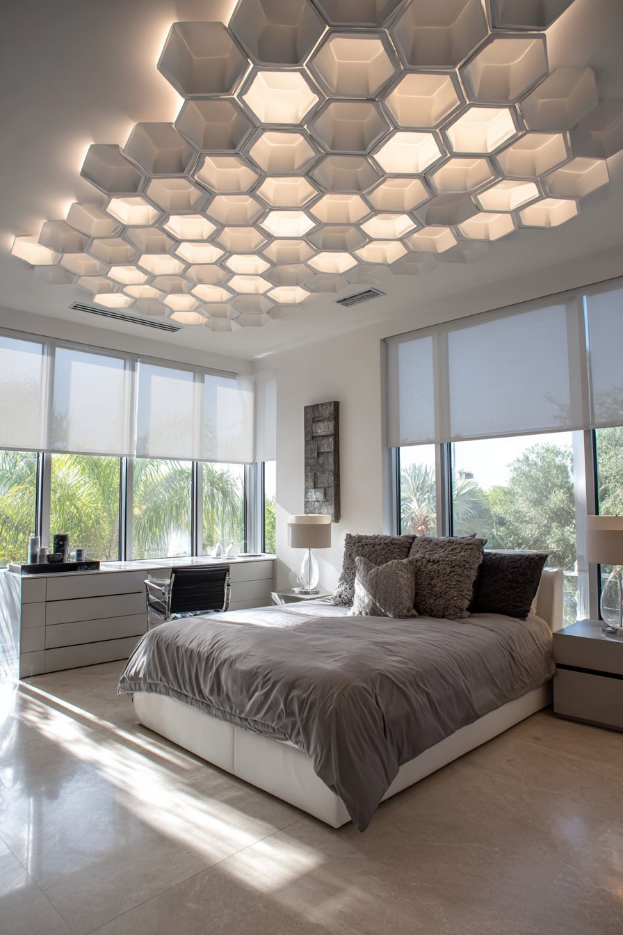 Contemporary Geometric Hexagons