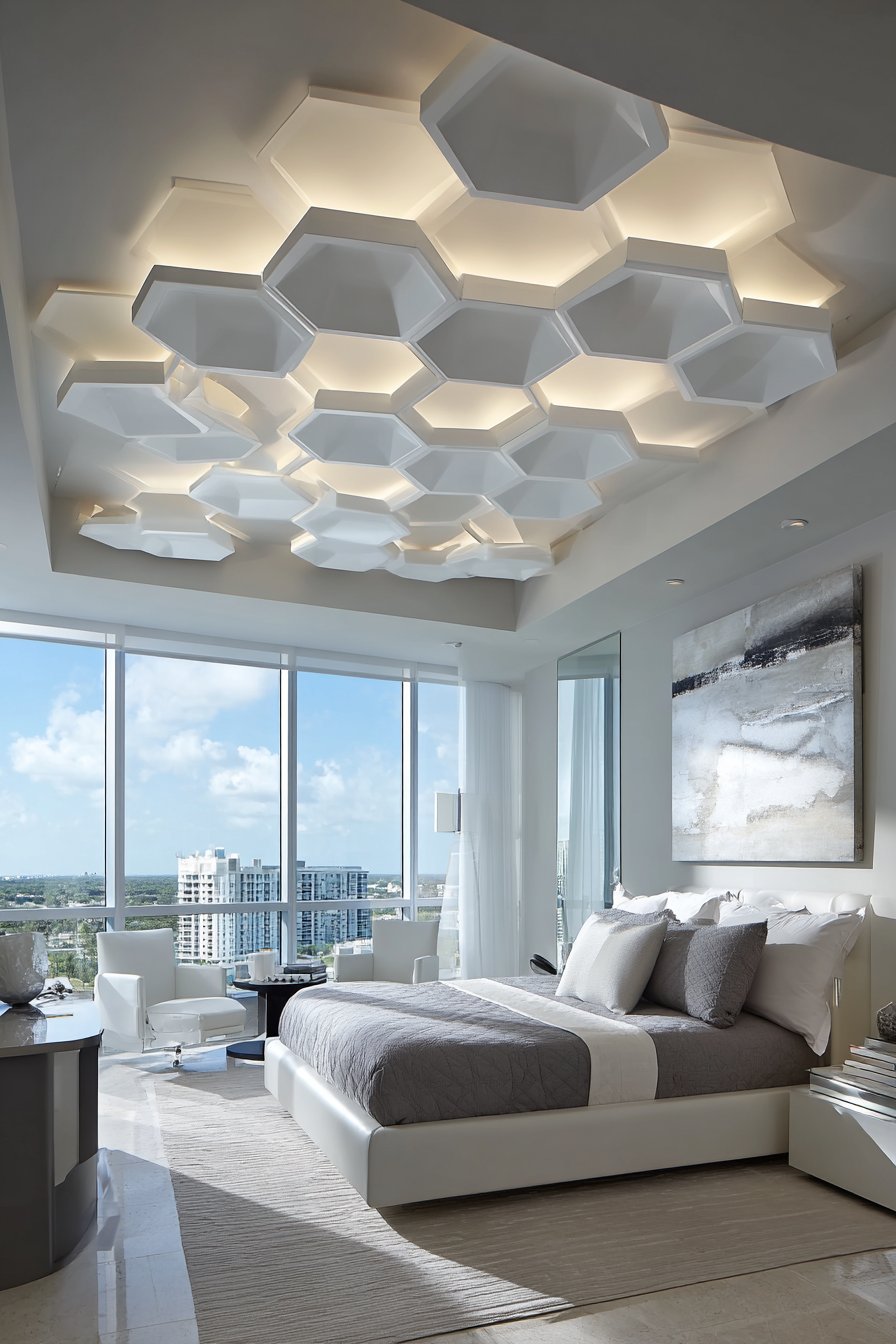 Contemporary Geometric Hexagons