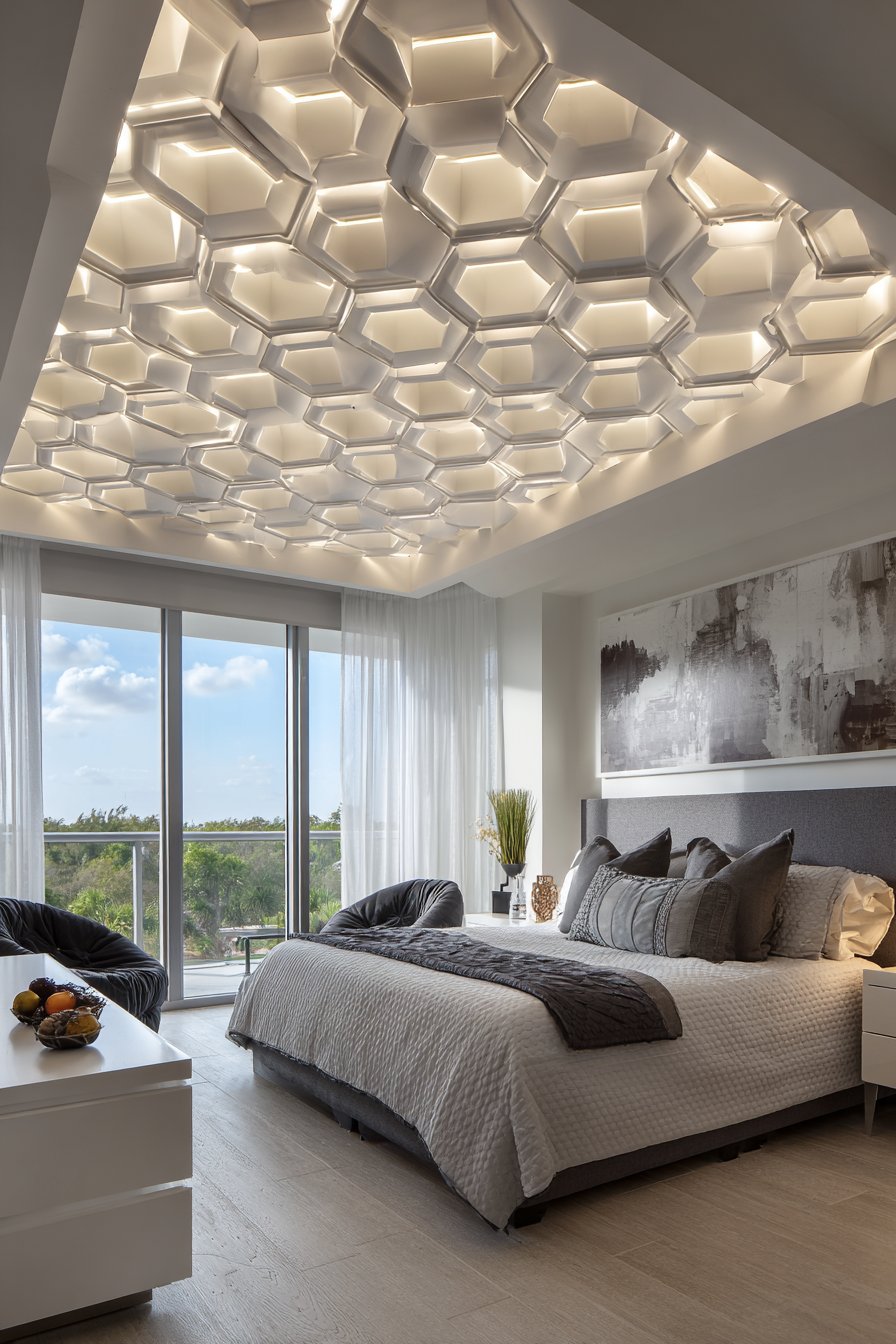 Contemporary Geometric Hexagons