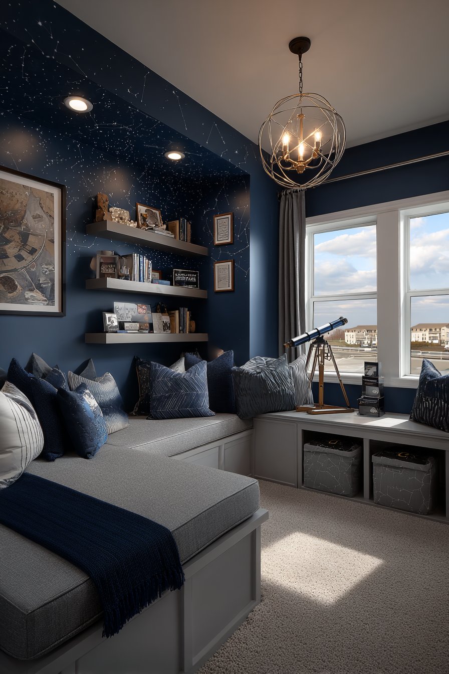 Immersive Space Theme Bedroom