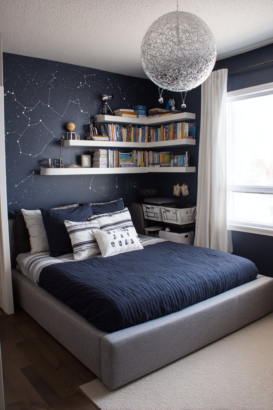 Immersive Space Theme Bedroom