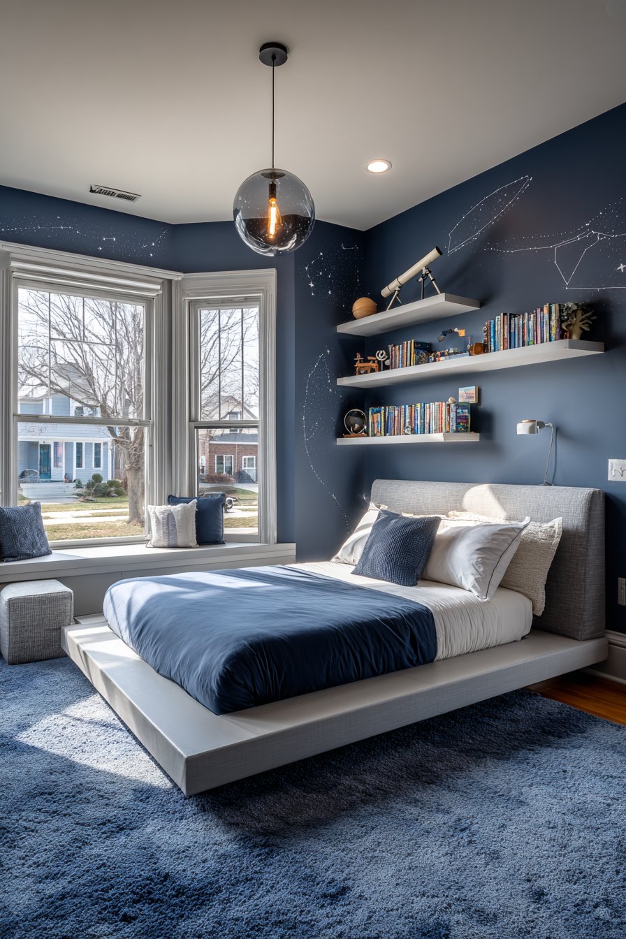 Immersive Space Theme Bedroom