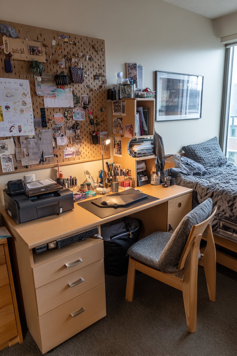 Corner Desk Workspace Optimization