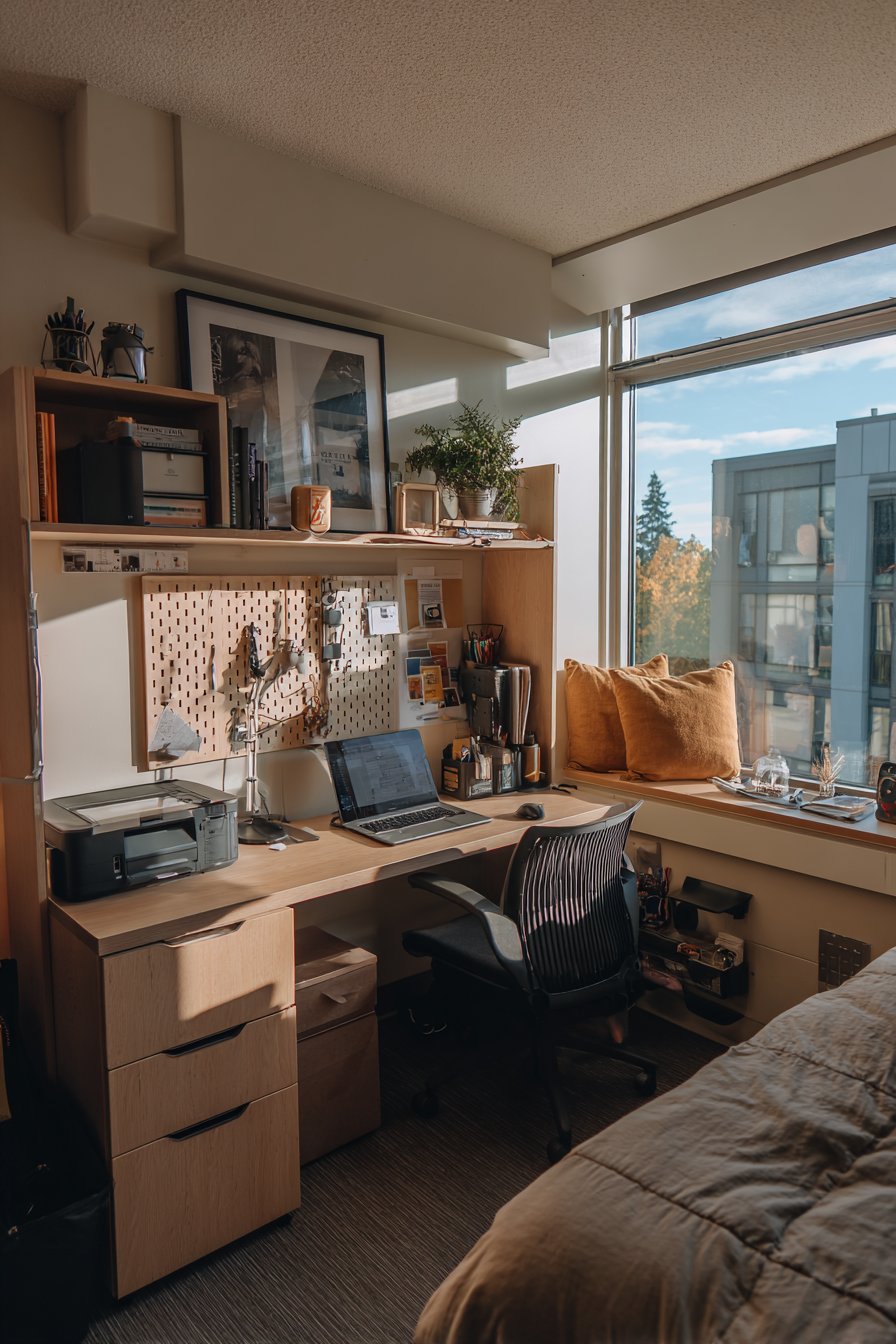 Corner Desk Workspace Optimization
