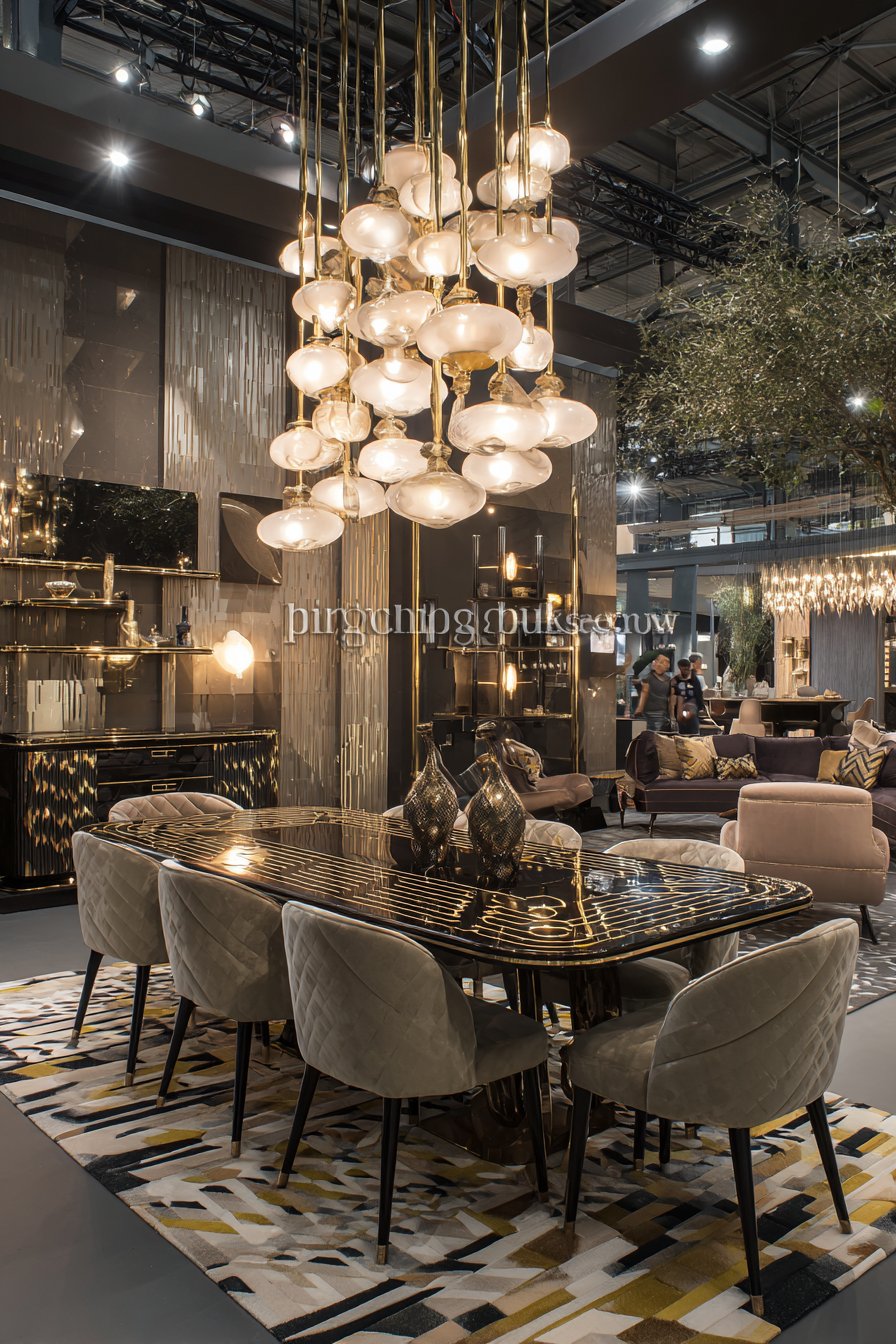 Glamorous Art Deco Black Walnut