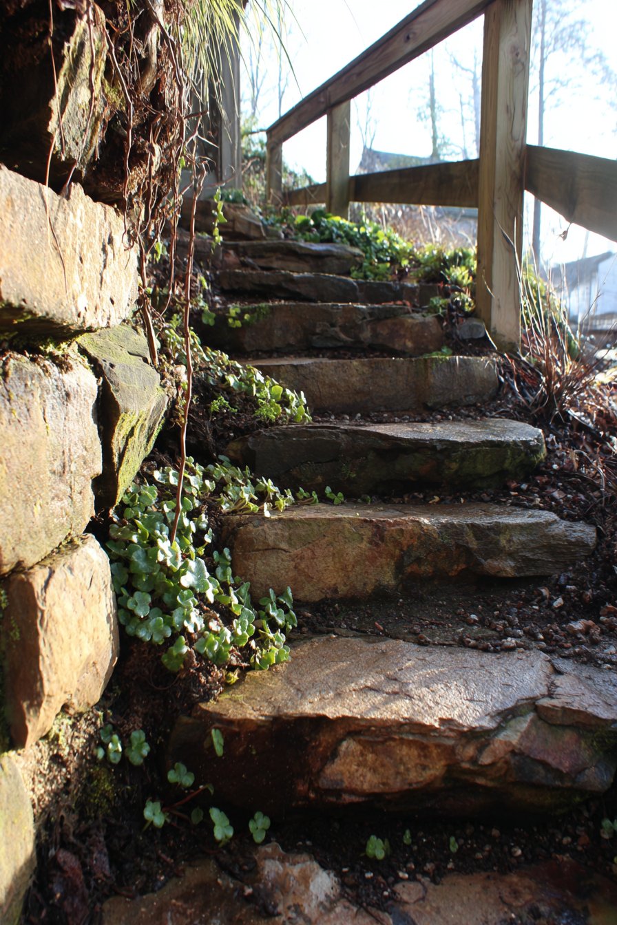 Pennsylvania Bluestone in Decomposed Granite