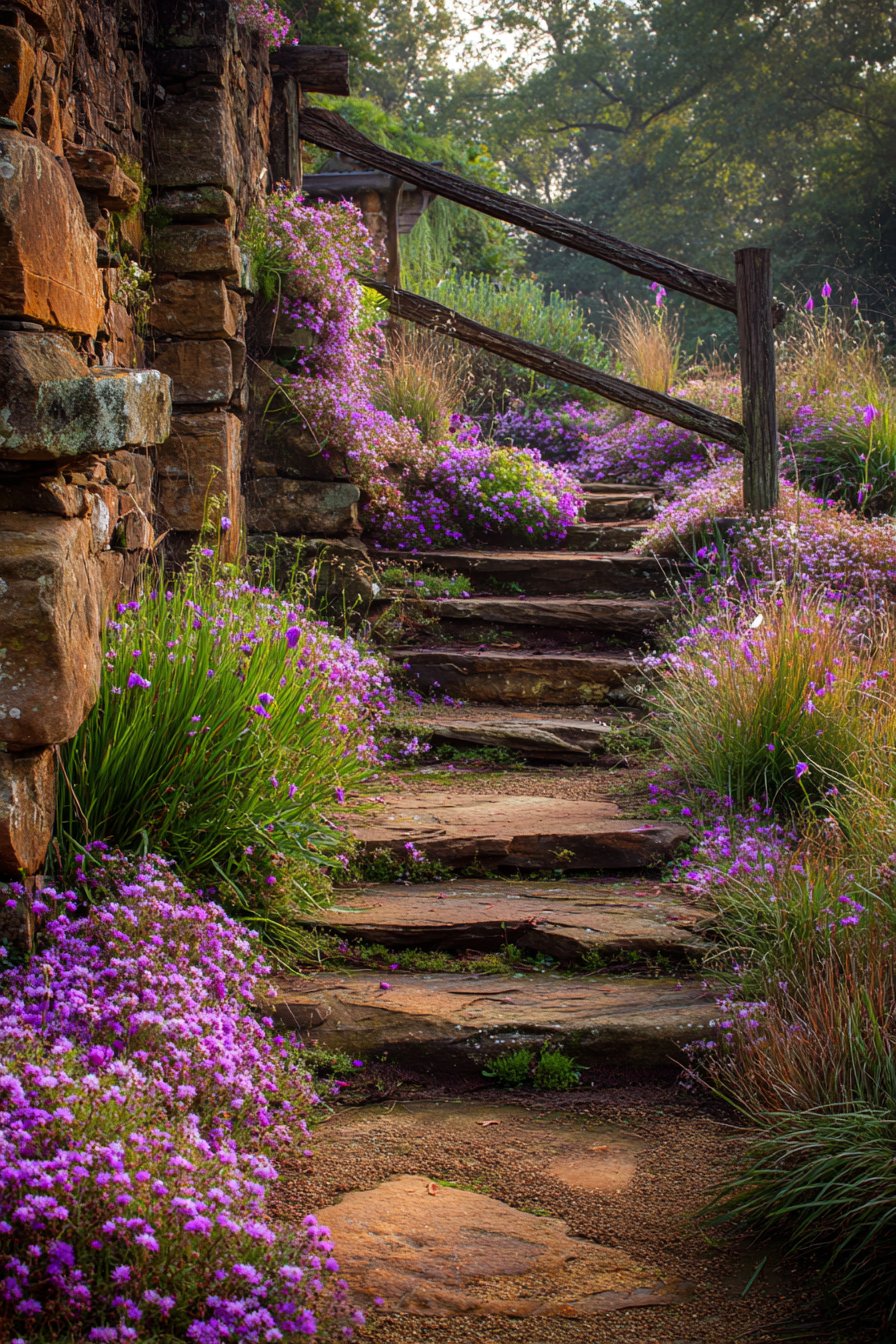 Pennsylvania Bluestone in Decomposed Granite