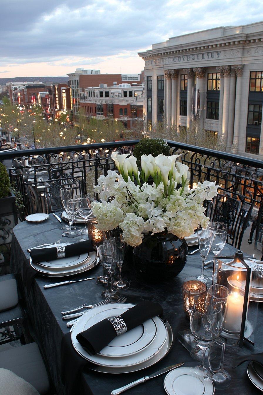  Urban Elegance with Monochromatic Drama