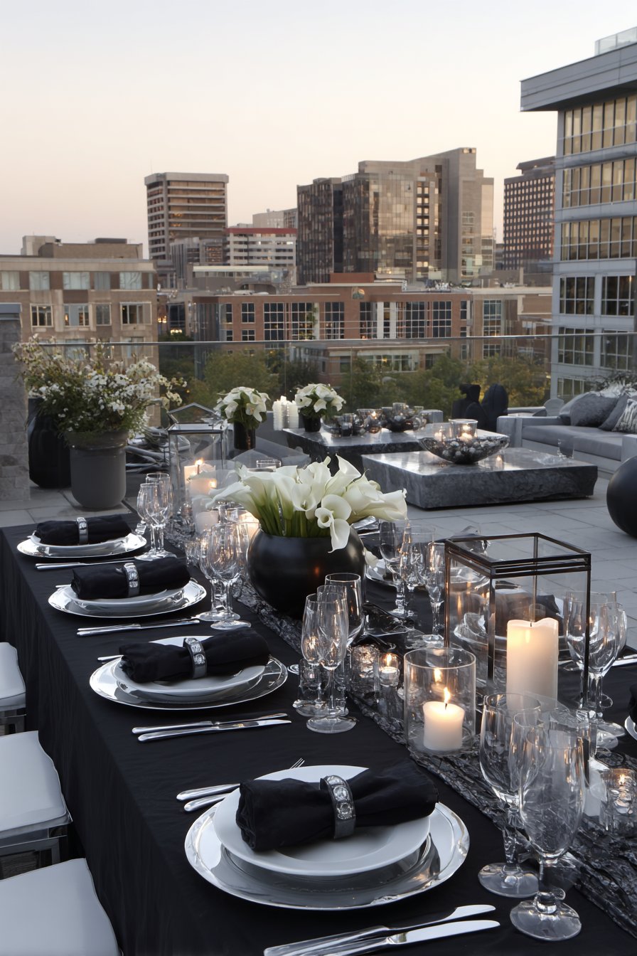  Urban Elegance with Monochromatic Drama