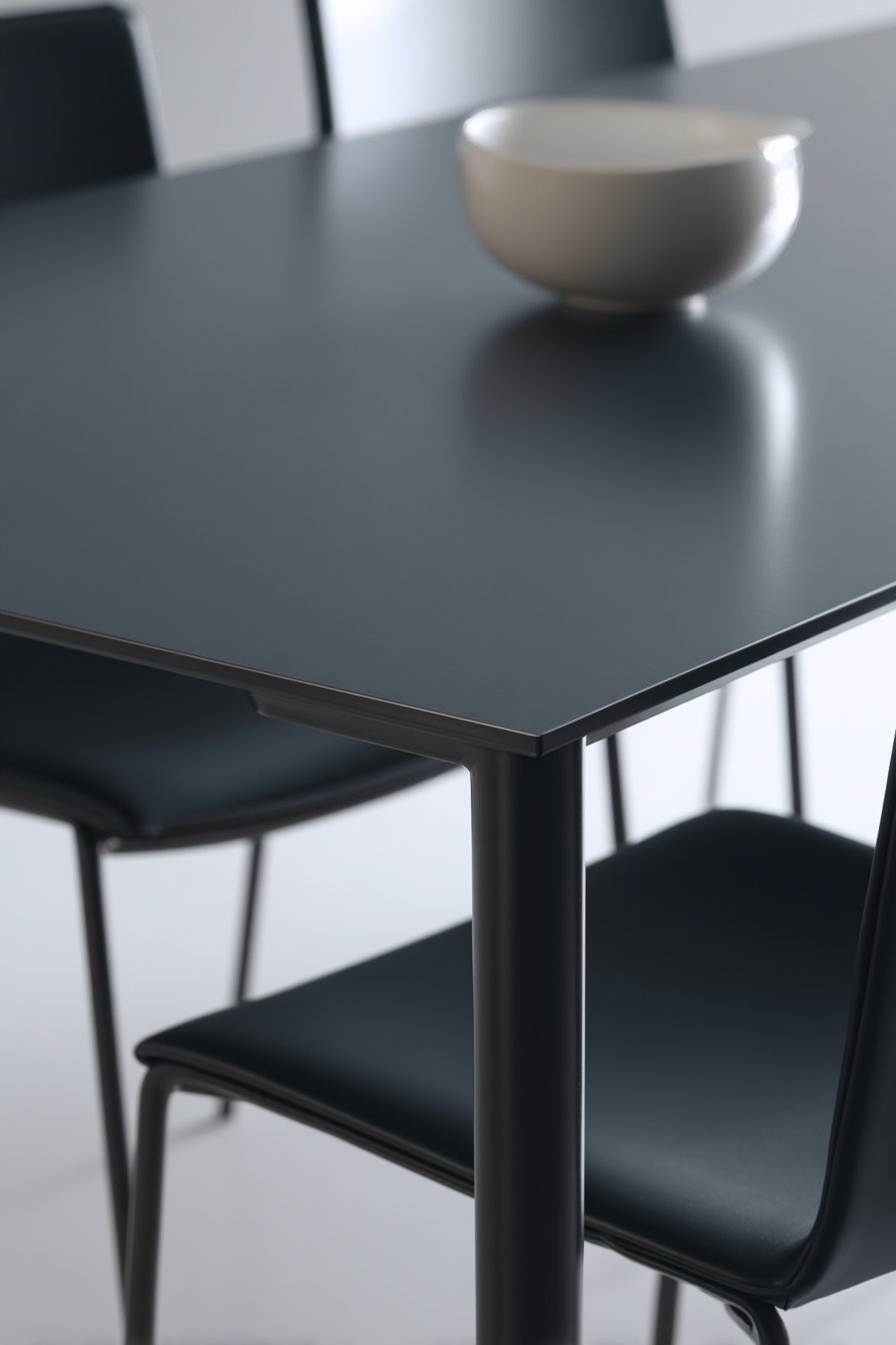 Minimalist Blackened Steel with Thin Profile