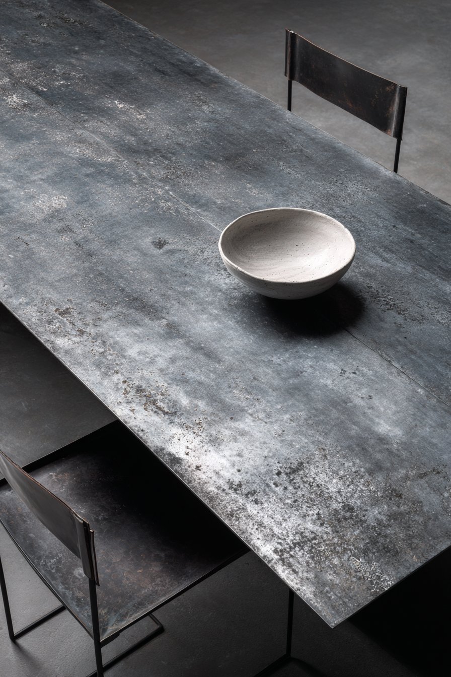 Minimalist Blackened Steel with Thin Profile