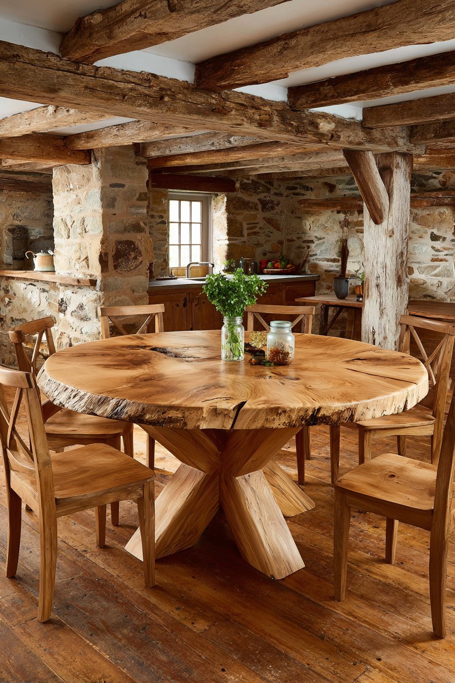 Rustic Live-Edge Organic Beauty