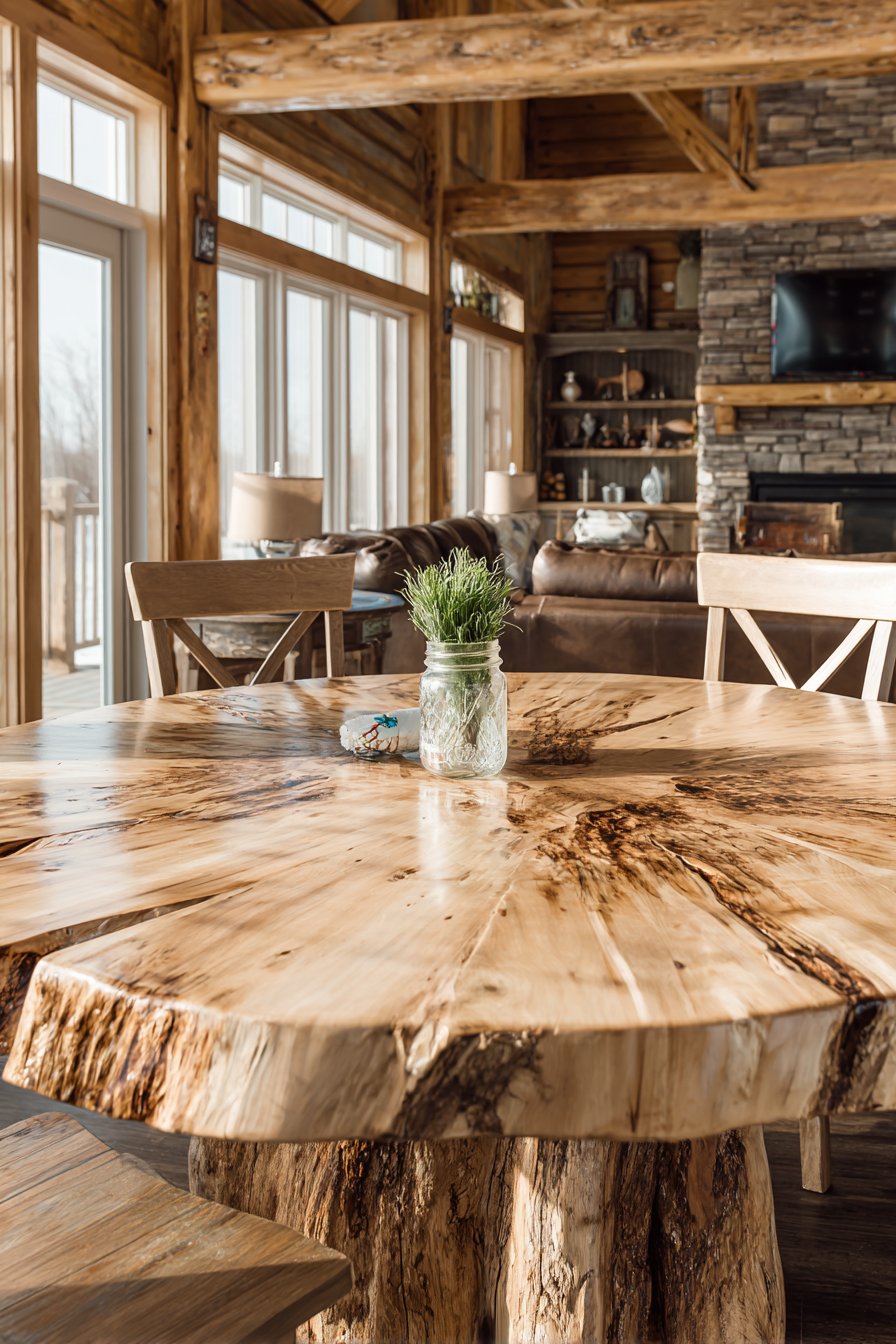 Rustic Live-Edge Organic Beauty