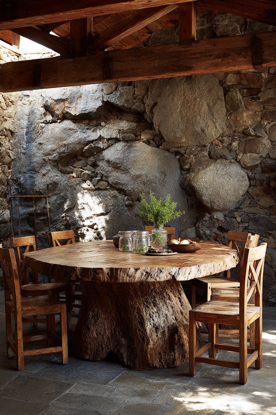 Rustic Live-Edge Organic Beauty