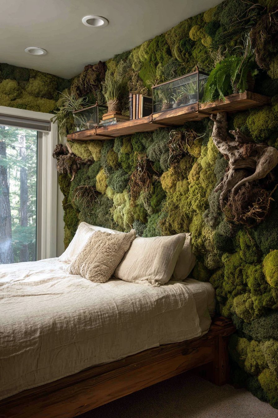 Living Moss Accent Wall