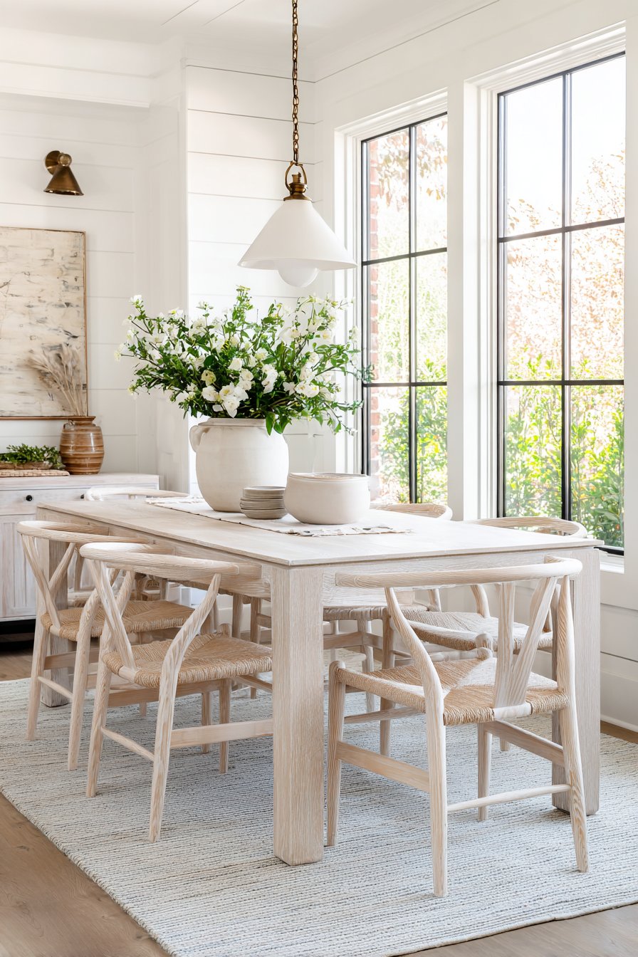 Scandinavian Oak and Paper Cord Simplicity