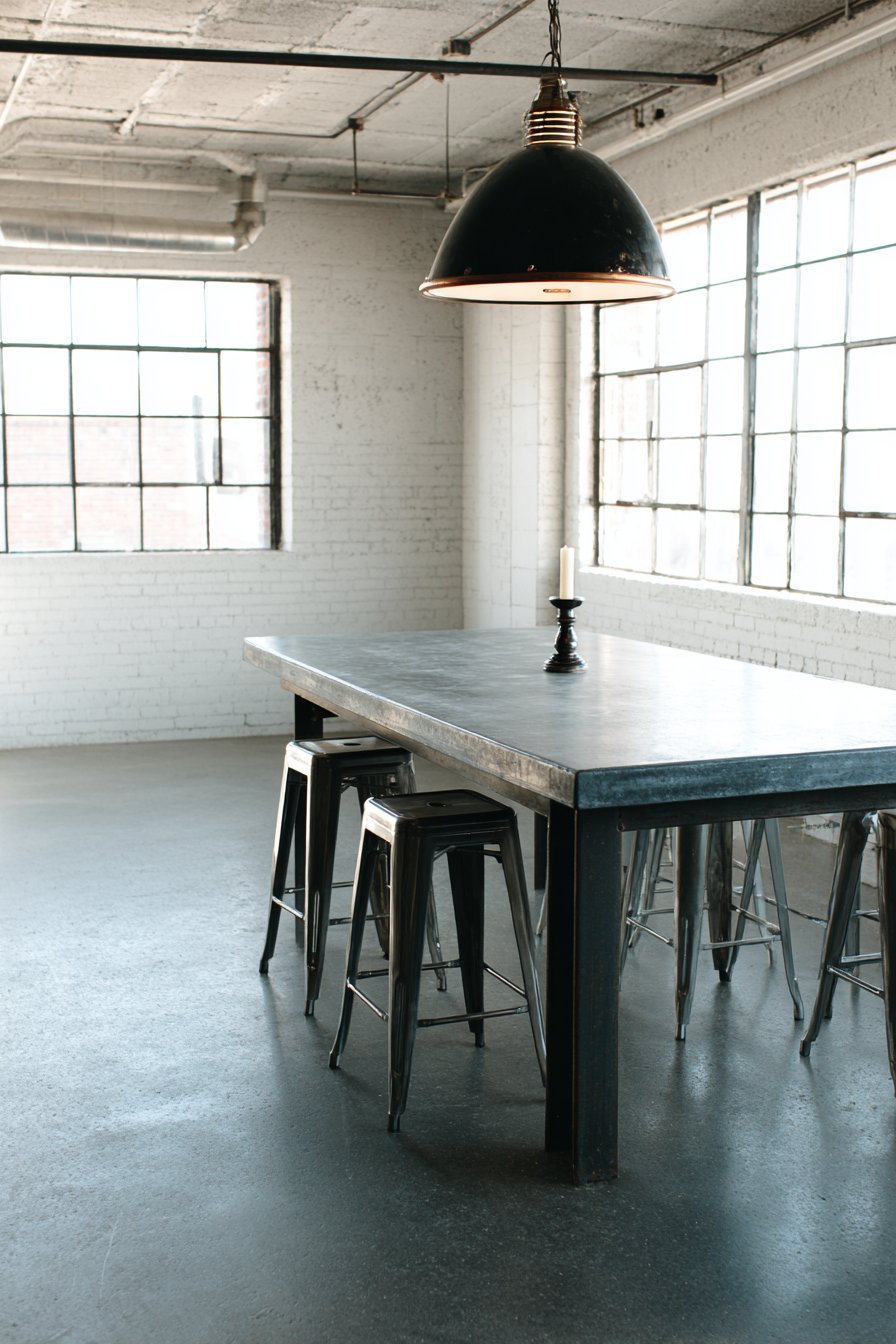Circular Marble with Brass Pedestal