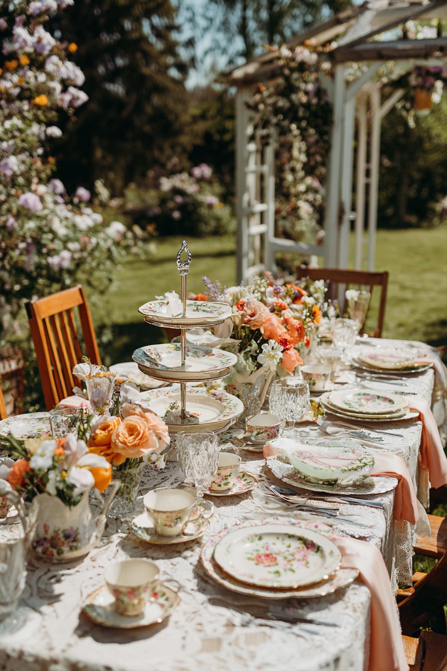 English Garden Romance with Vintage Collections