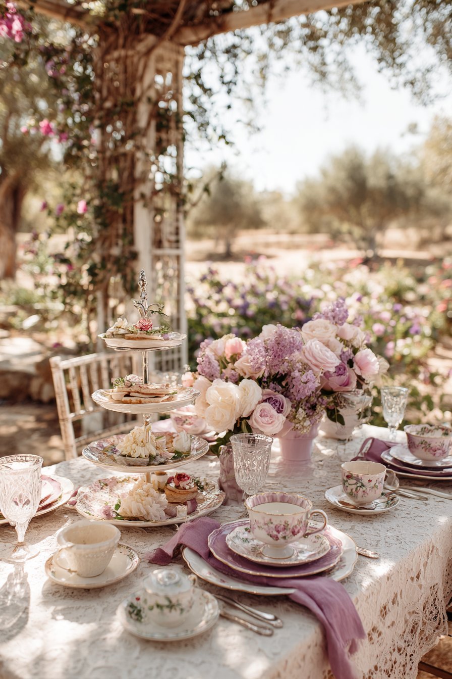English Garden Romance with Vintage Collections
