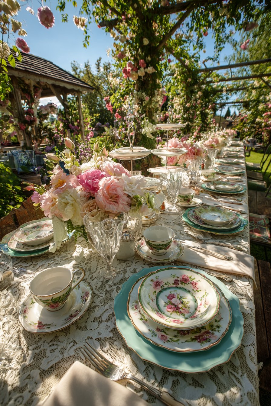 English Garden Romance with Vintage Collections