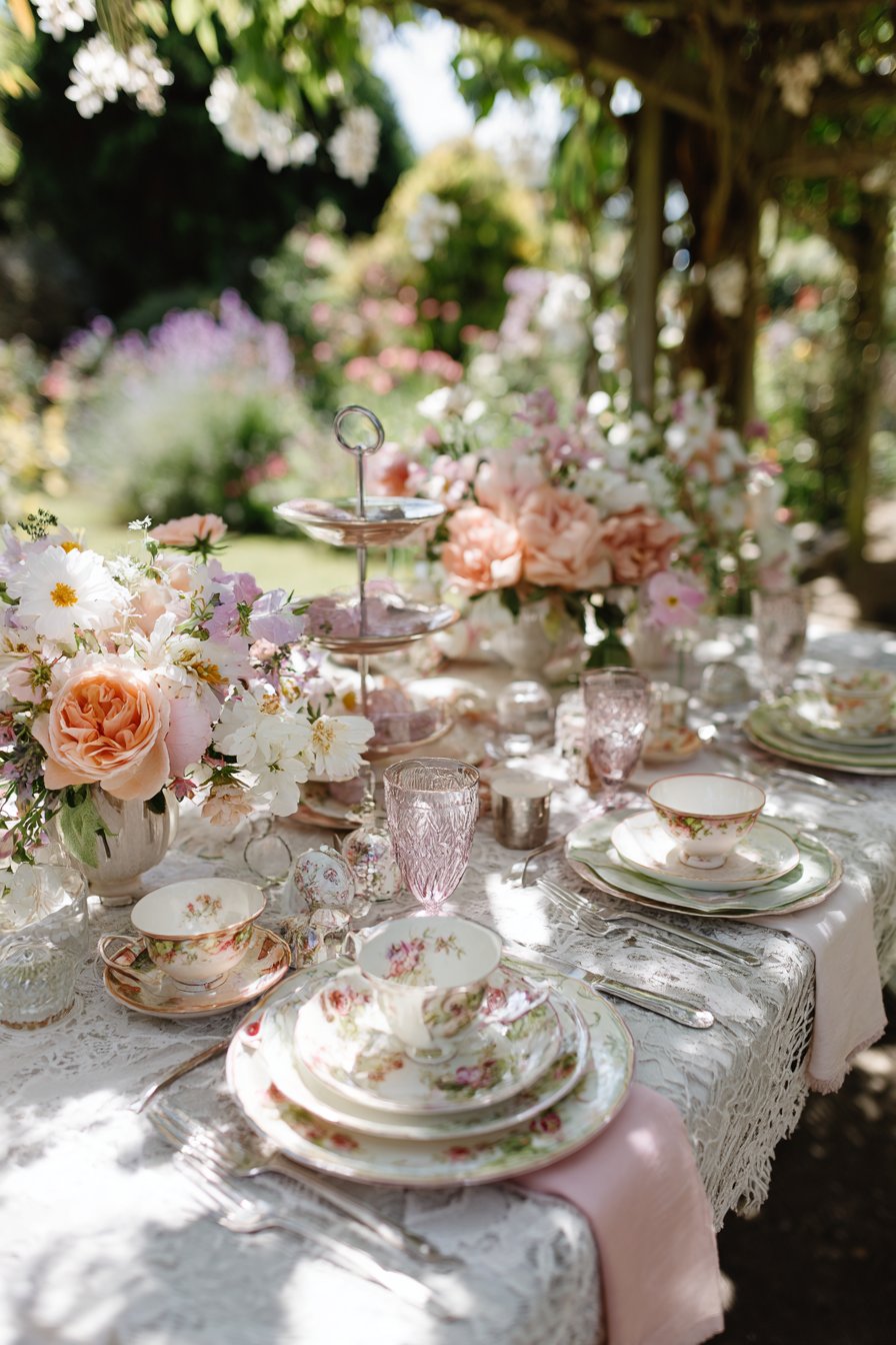 English Garden Romance with Vintage Collections