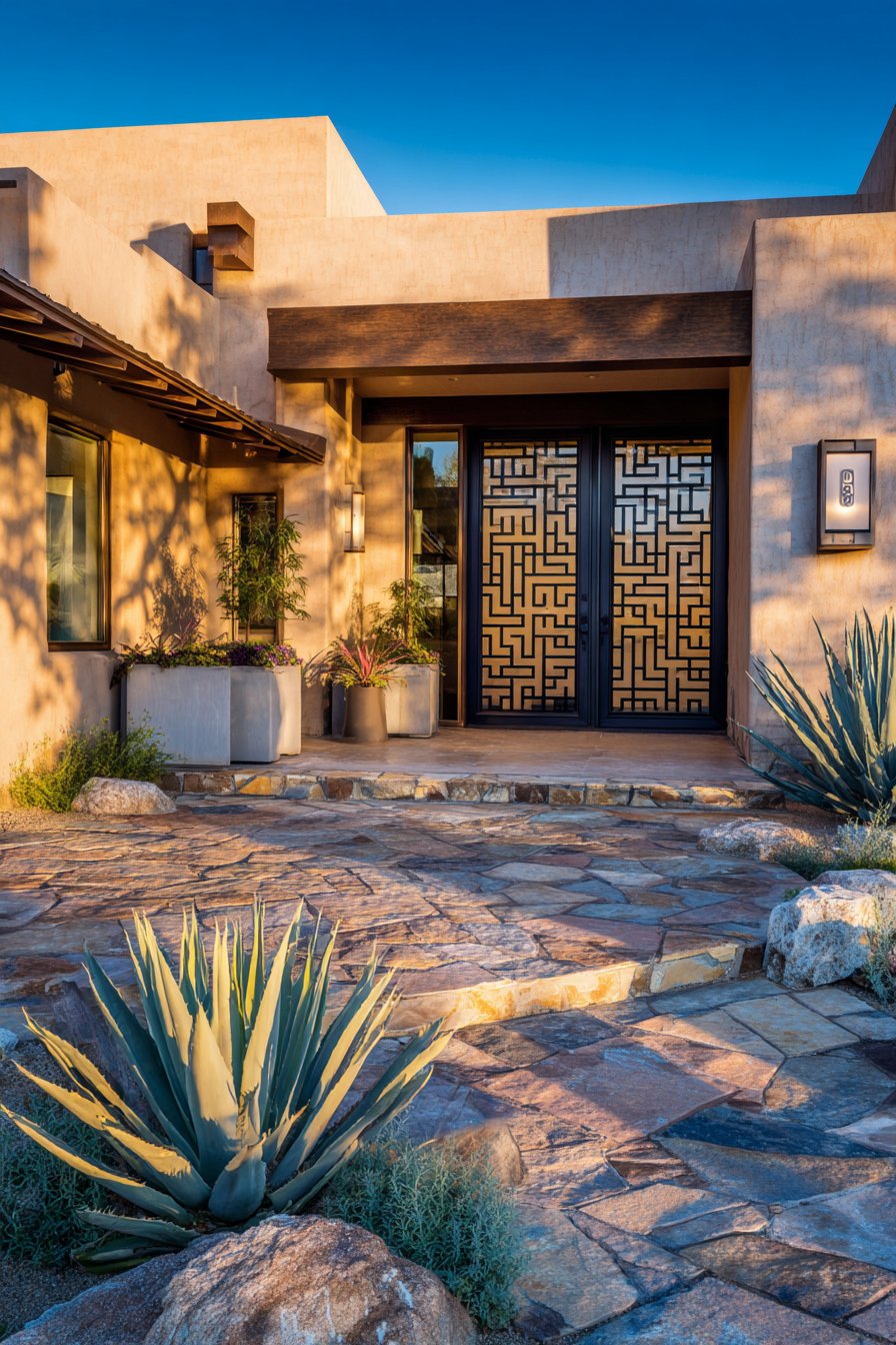 Desert Modern Bronze Steel