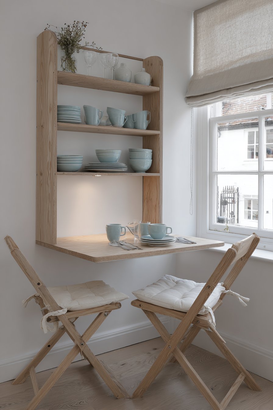 Space-Saving Drop-Leaf Efficiency