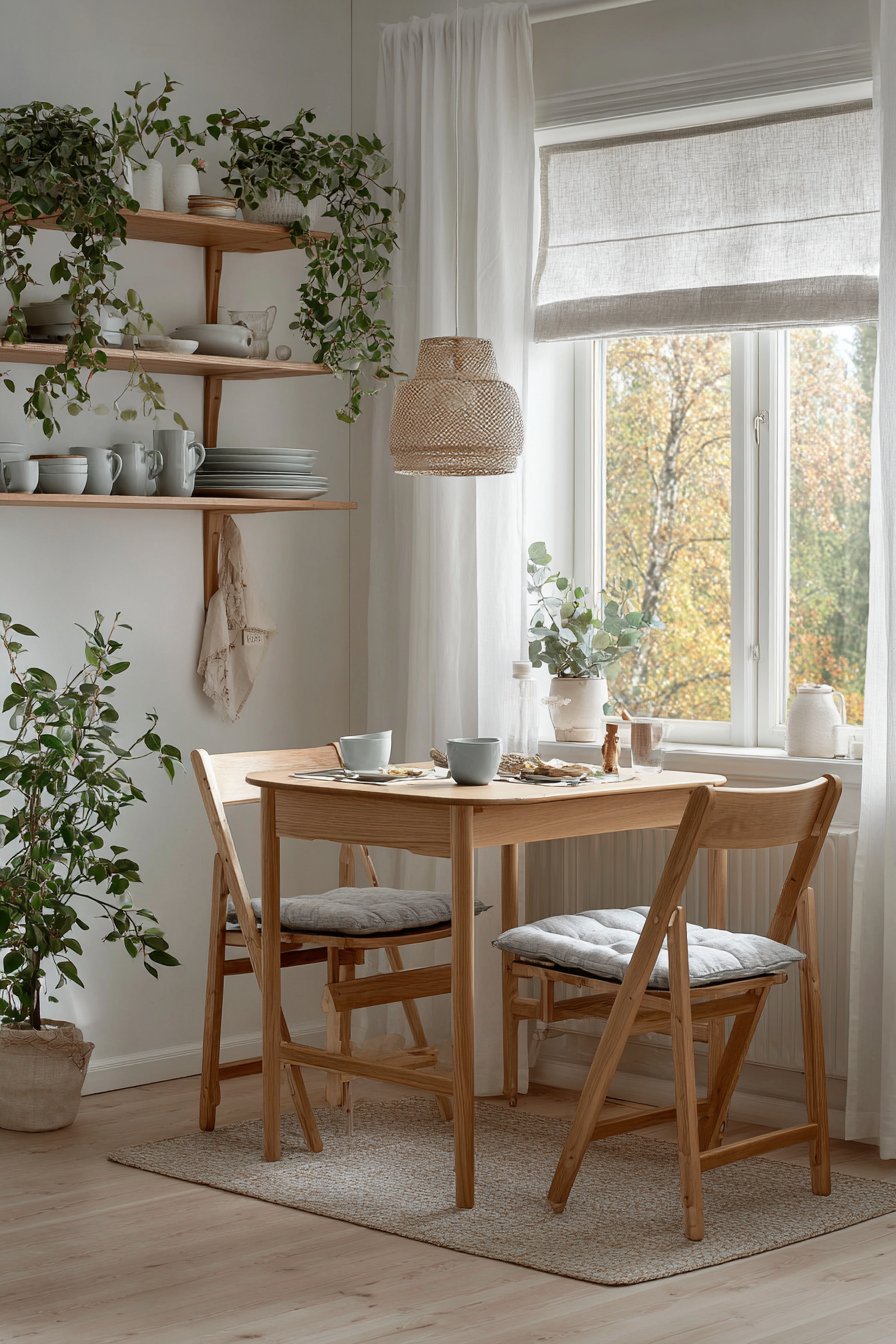 Space-Saving Drop-Leaf Efficiency