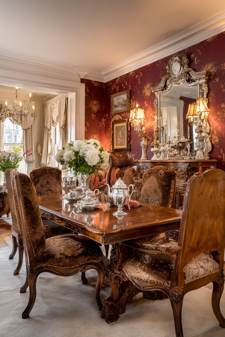 Opulent Victorian Burled Walnut Grandeur