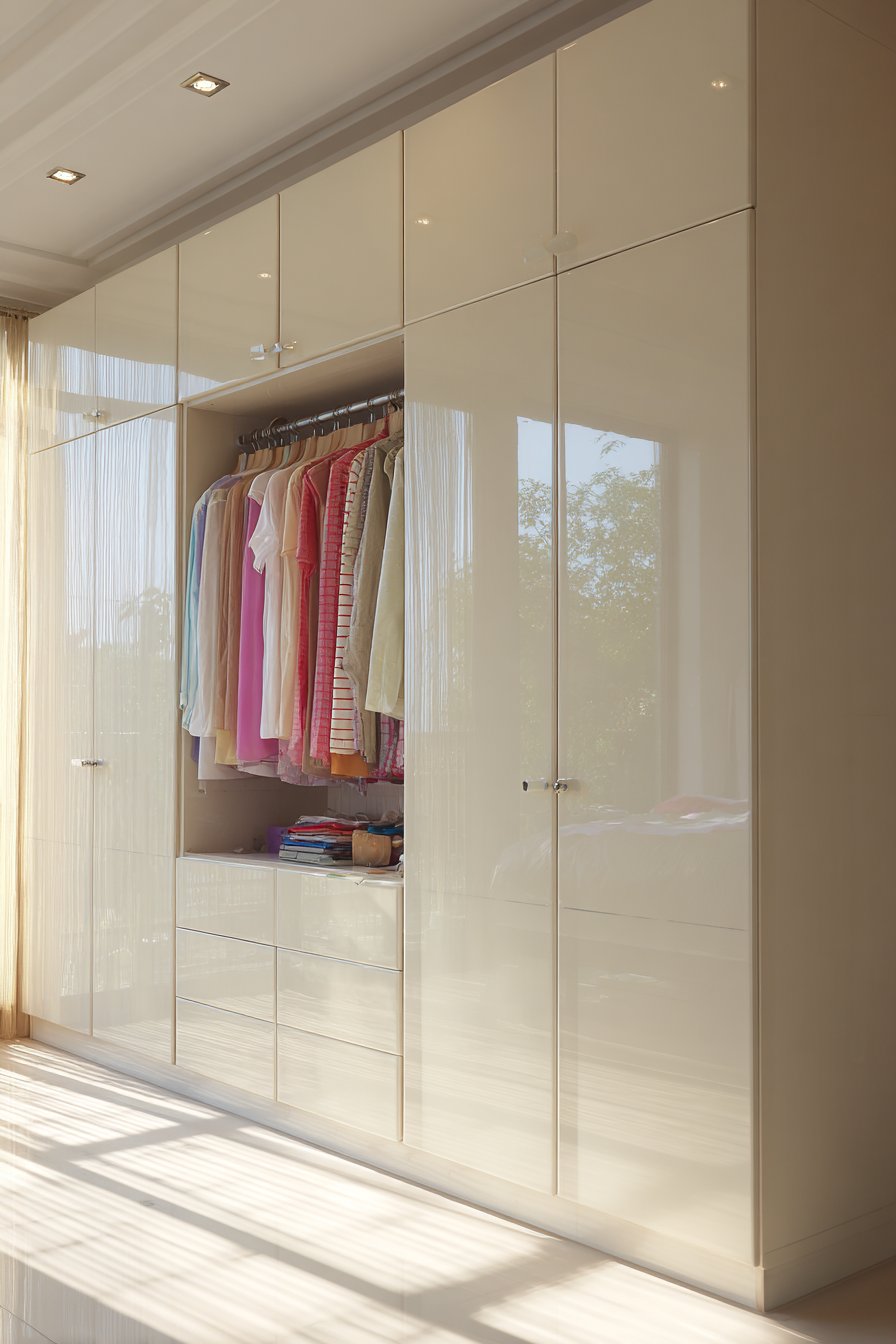 Contemporary Touch-Latch Handleless Design