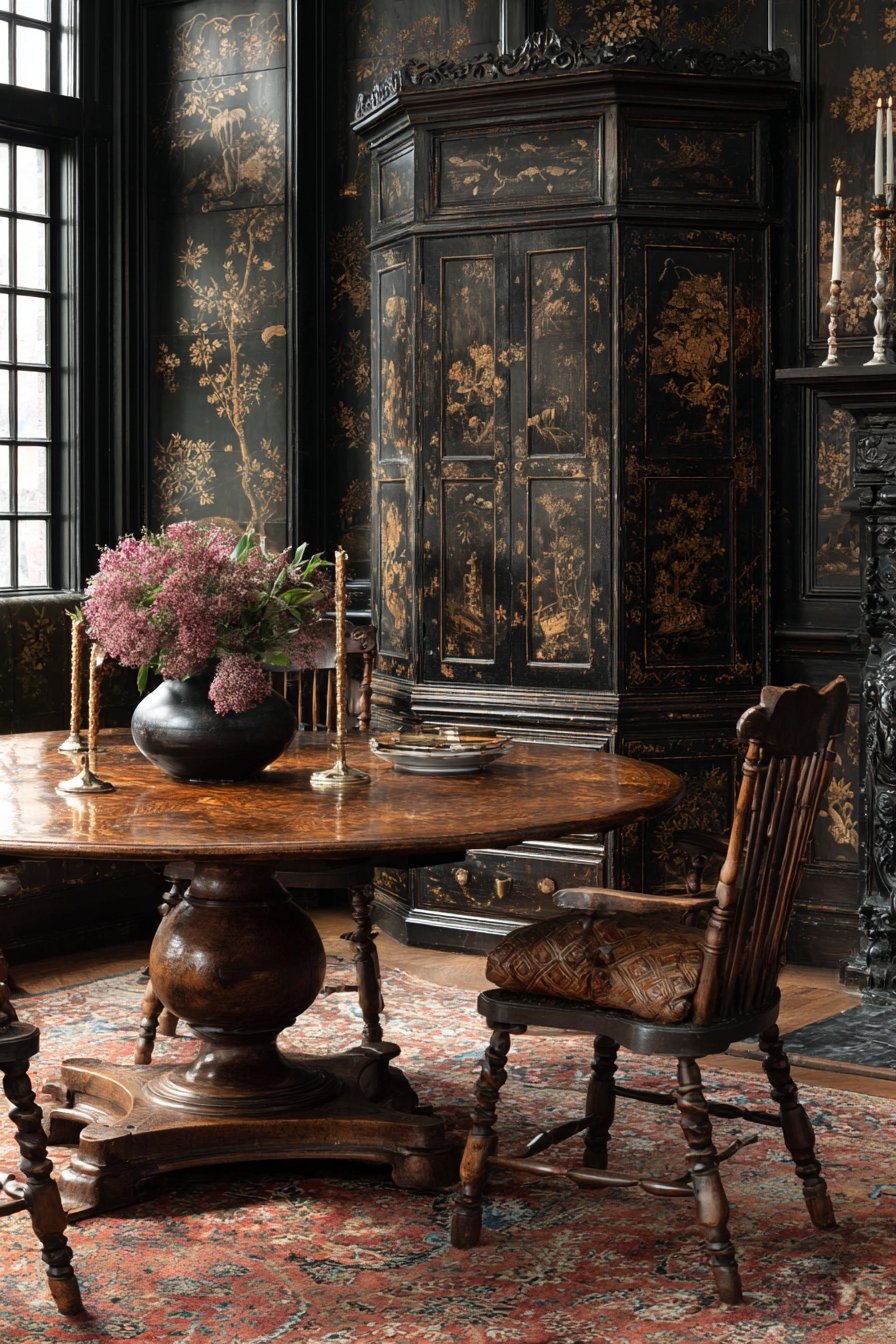 Queen Anne Burled Walnut Grace