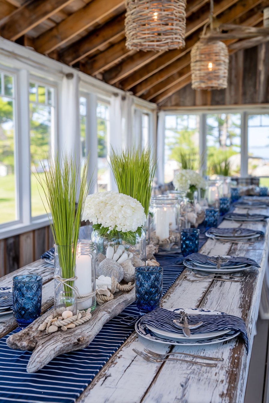 Coastal Nautical Porch Party