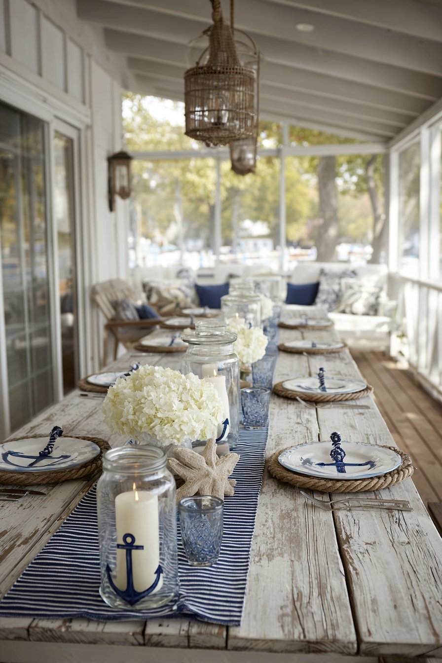 Coastal Nautical Porch Party