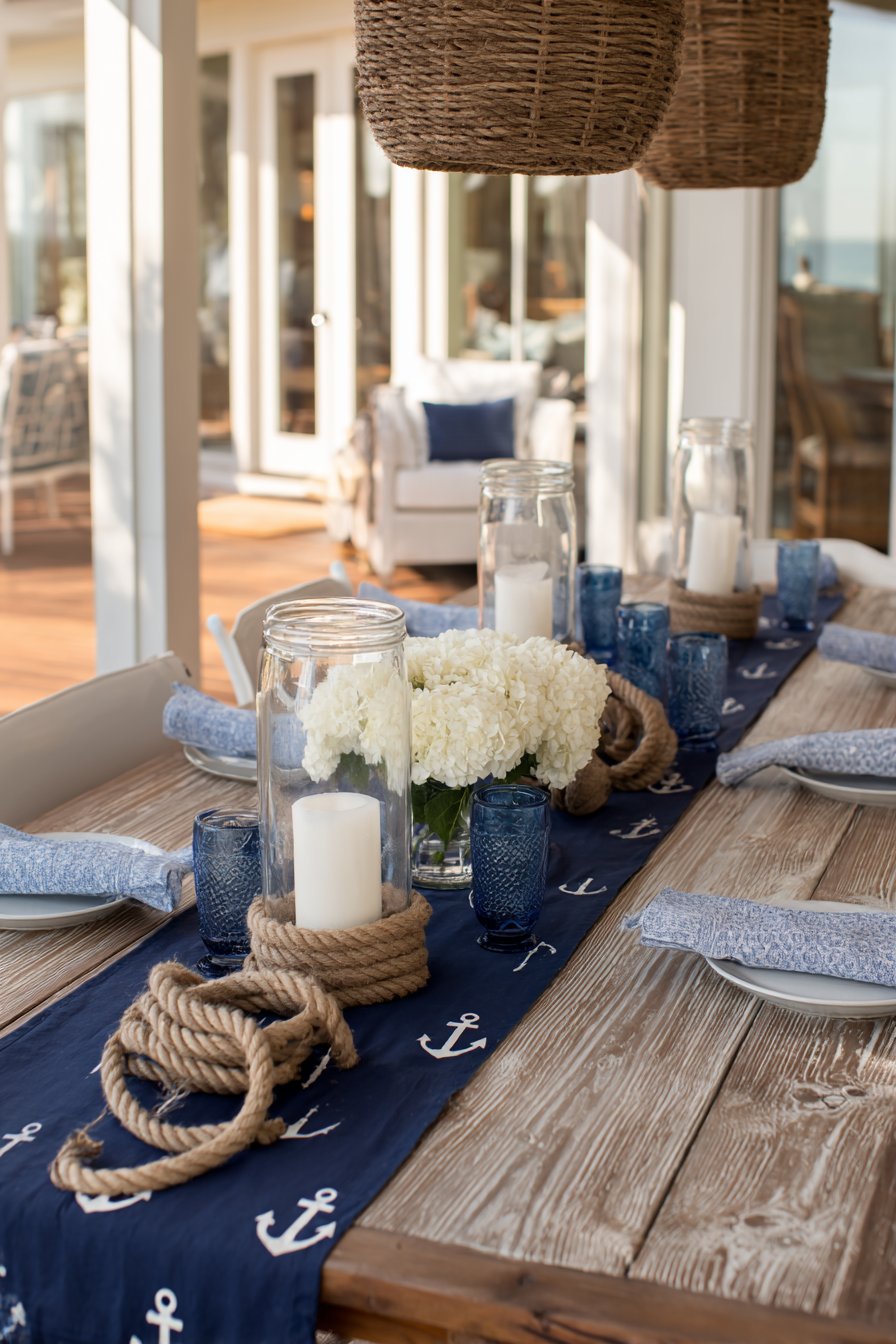 Coastal Nautical Porch Party