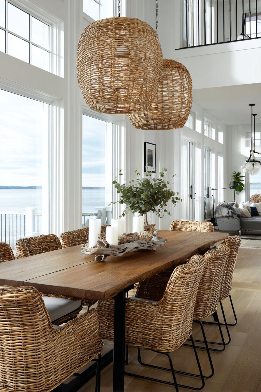 Coastal-Modern Ebonized Oak with Cerused Finish