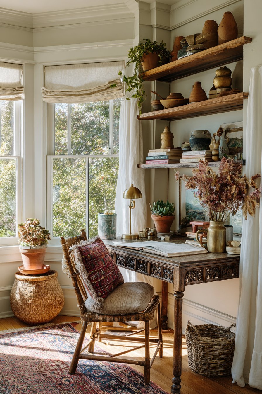 Carved Desk Workspace Integration