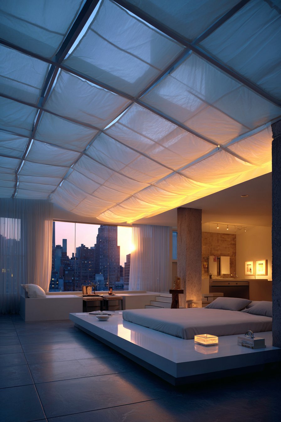 Futuristic Backlit Stretch Membrane