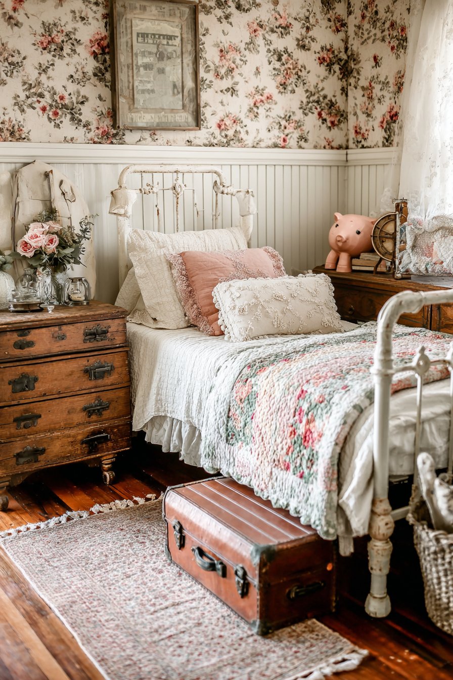 Charming Vintage Character Bedroom