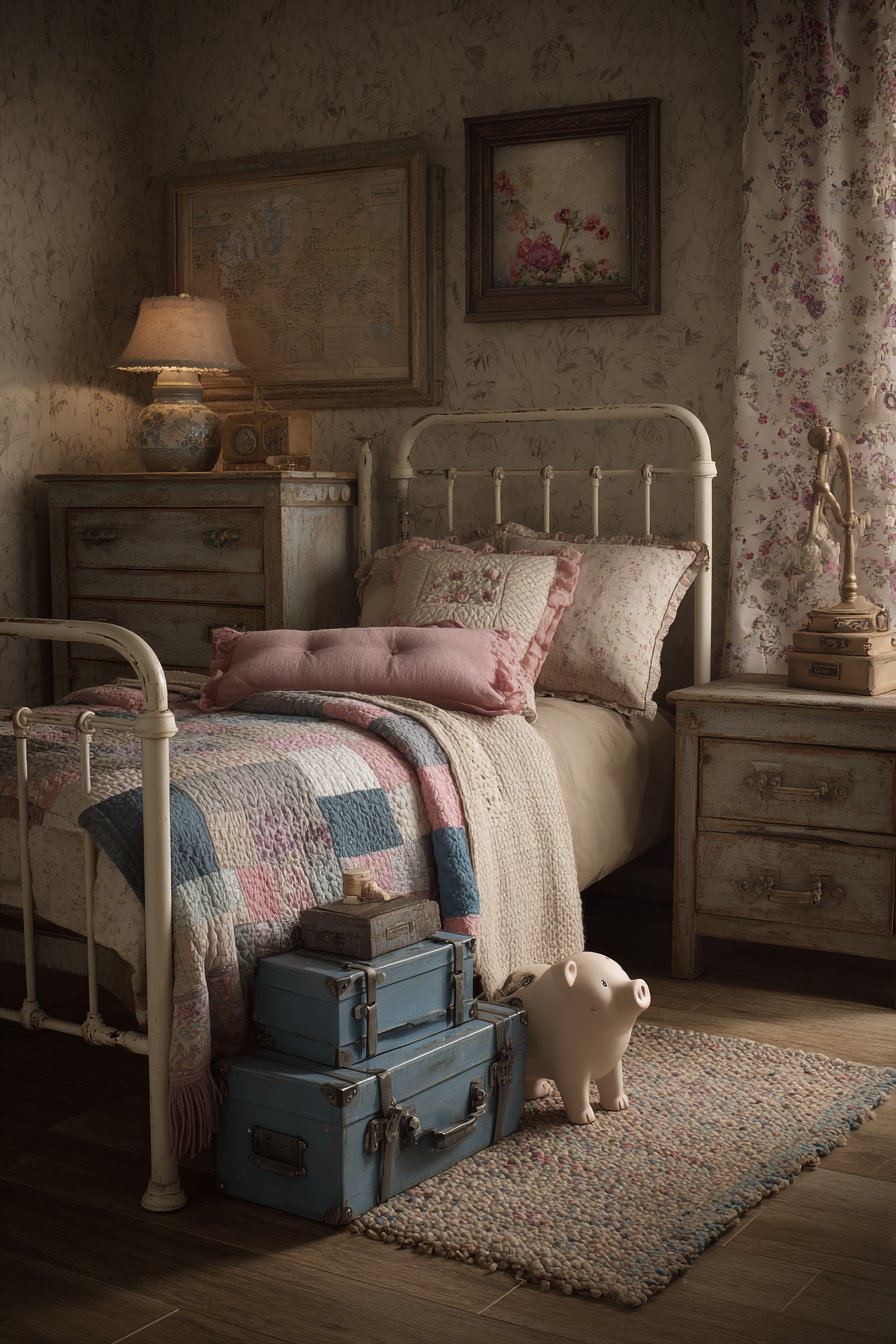 Charming Vintage Character Bedroom