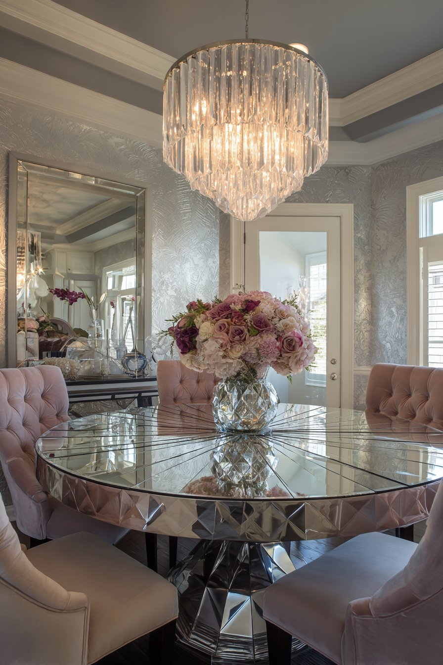 Glamorous Mirrored Art Deco