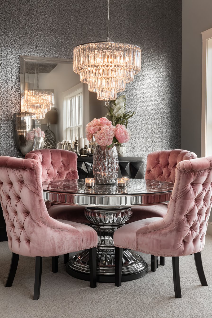 Glamorous Mirrored Art Deco