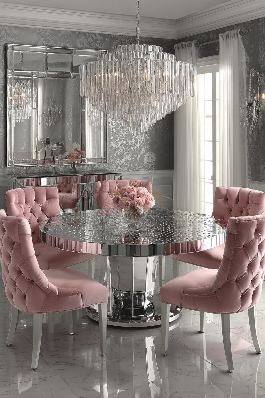 Glamorous Mirrored Art Deco