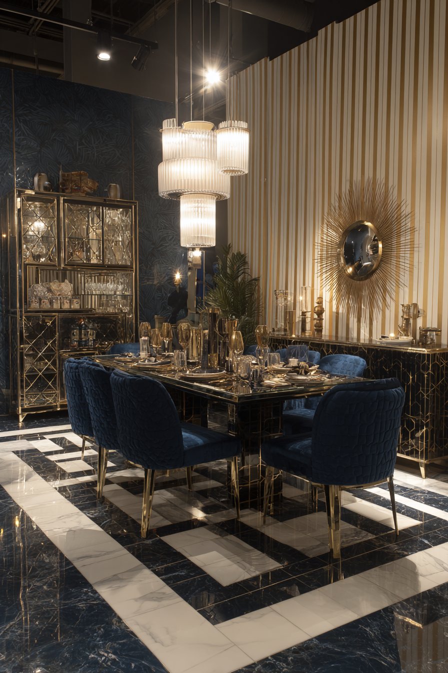 Art Deco Geometric Glamour