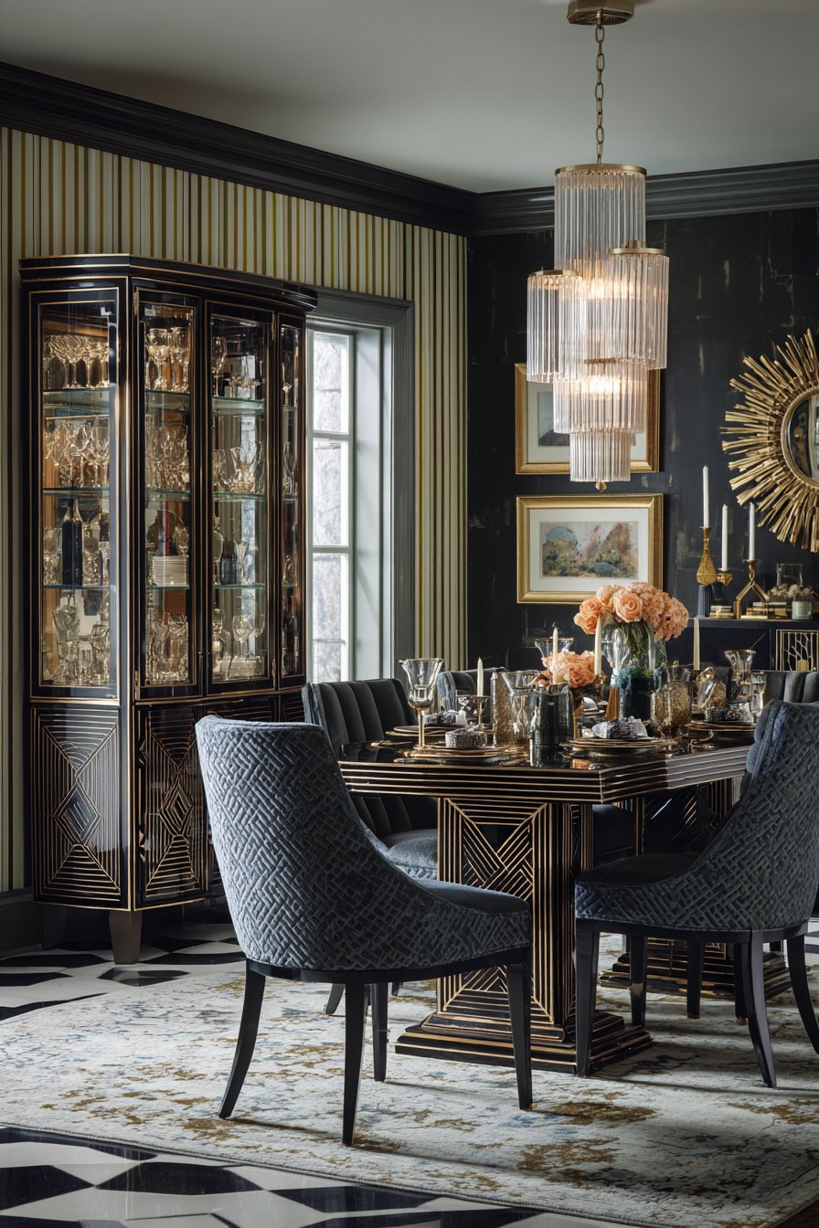 Art Deco Geometric Glamour