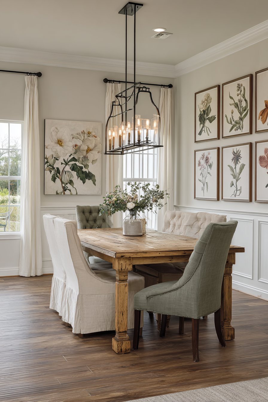 Transitional Picture Rail System