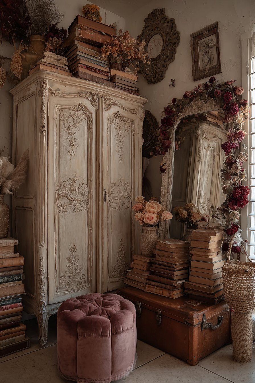 Ornate Vintage Wardrobe Storage