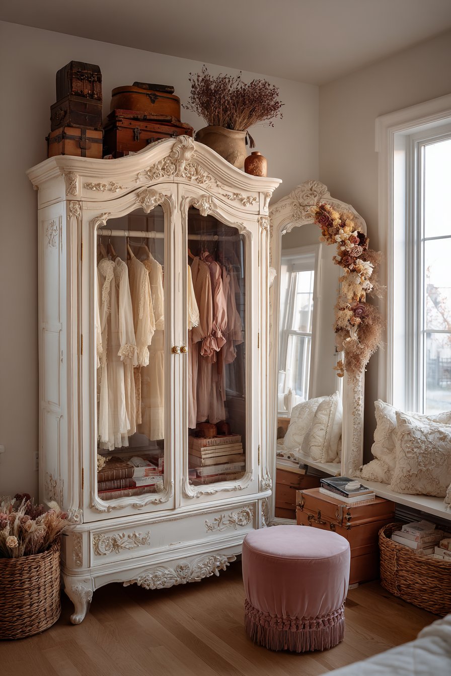 Ornate Vintage Wardrobe Storage
