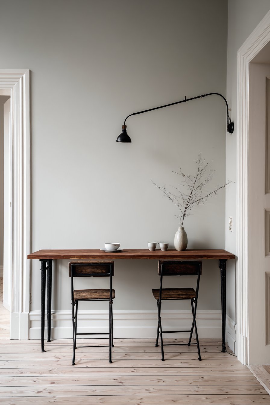 Trestle-Style Ash with Mediterranean Warmth